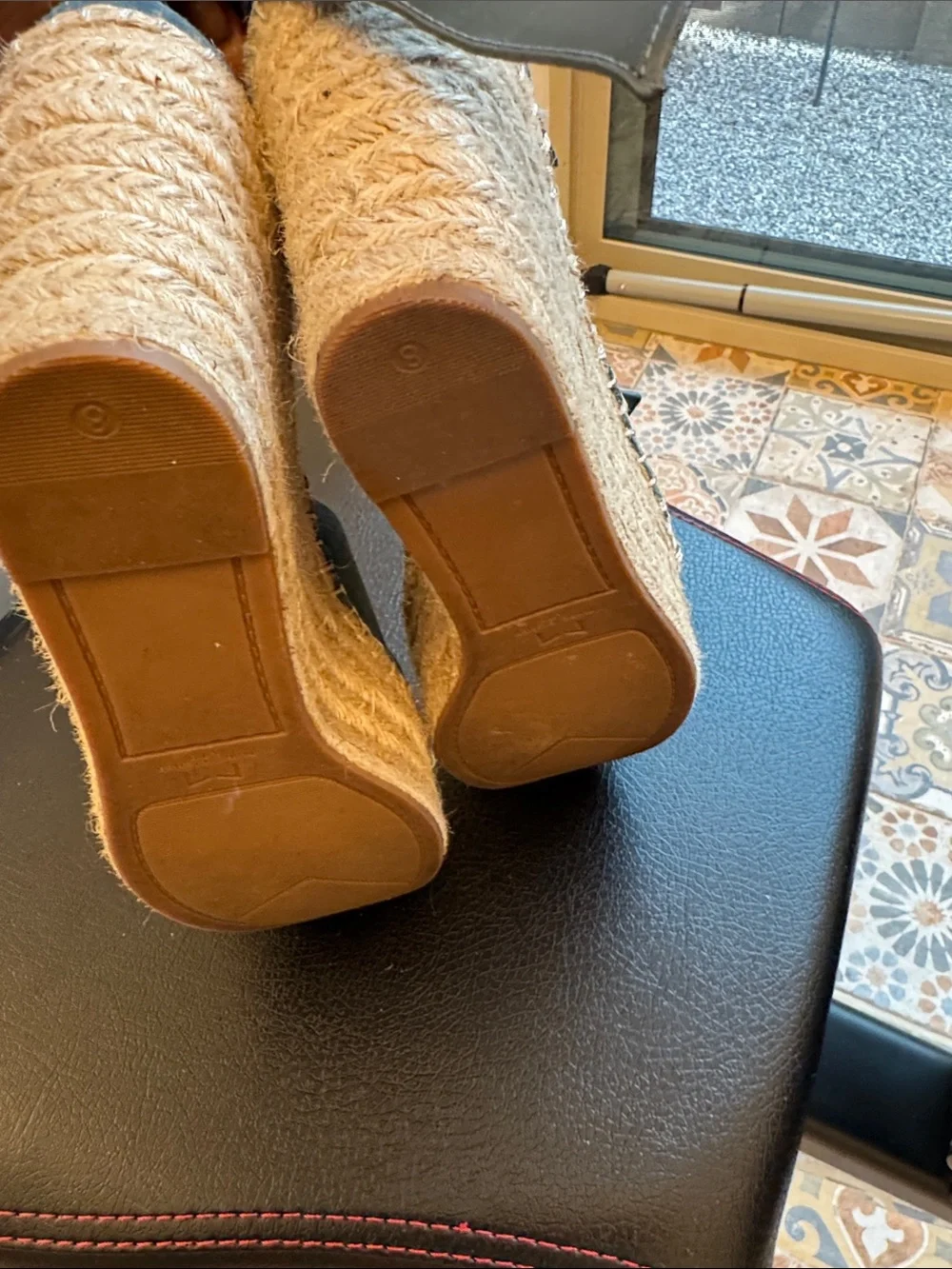 Marc Fisher Teal Suede Espadrille Wedge Sandals with Ankle Strap.  Worn once.